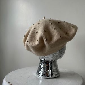 Vintage beaded beret